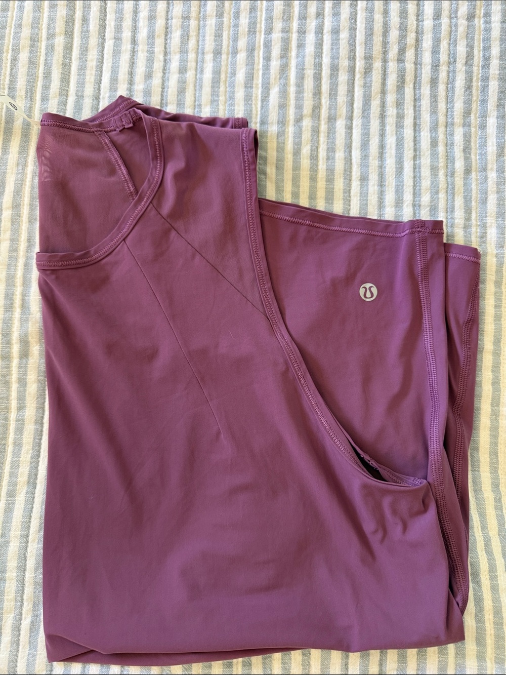 lululemon athletica Women’s Deep Plum Sleeveless Athletic Tank